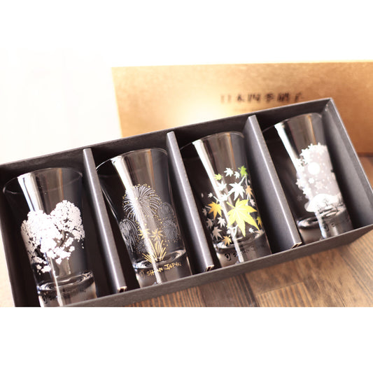 Four Seasons Sake Glass Set