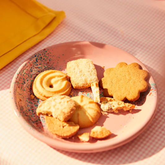 Festive Splash Dessert Plate
