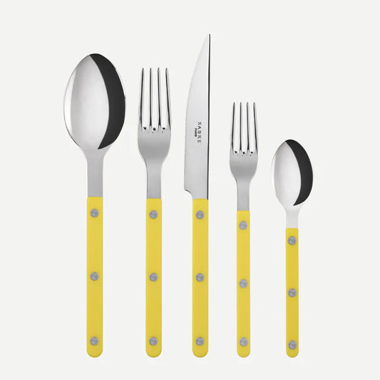 Sabre Bistrot Shiny Cutlery - Yellow