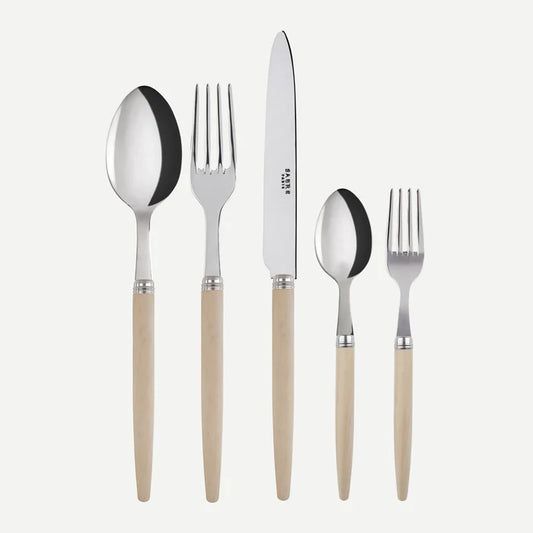 Sabre Jonc Shiny Cutlery - Light Wood