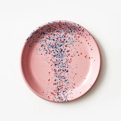 Festive Splash Dessert Plate