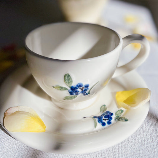 Myrtille Cup and Saucer