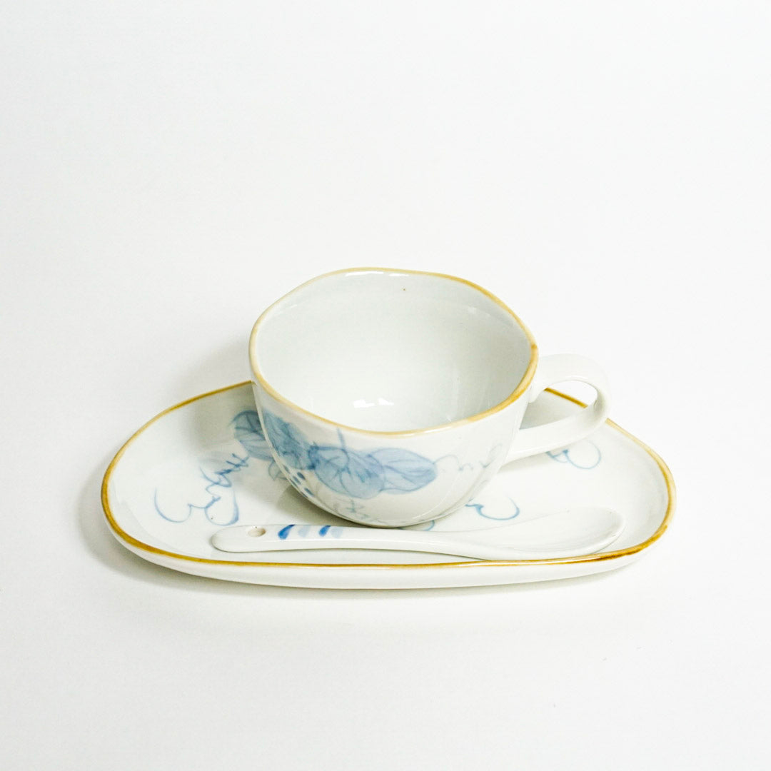 Multi Floral Cup and Saucer