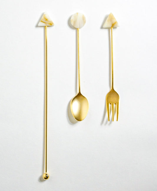 Acrylic Cutlery - White