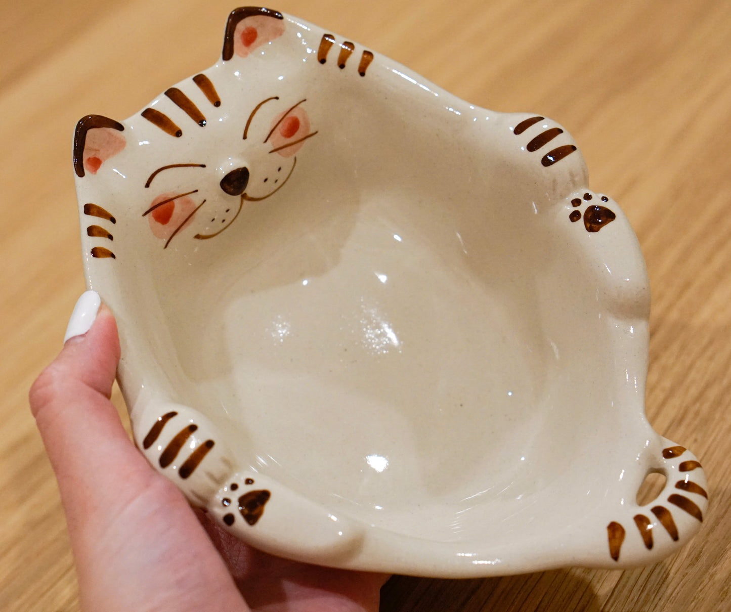 Hasami Ware Cat Deep Bowl