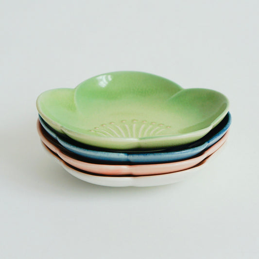 Seto Ware Flower Shaped Plate