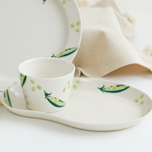 Hasami Ware Fresh Art Dinning Set - Bean
