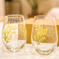 Flower Tumbler Glass Gift Set - Mimosa