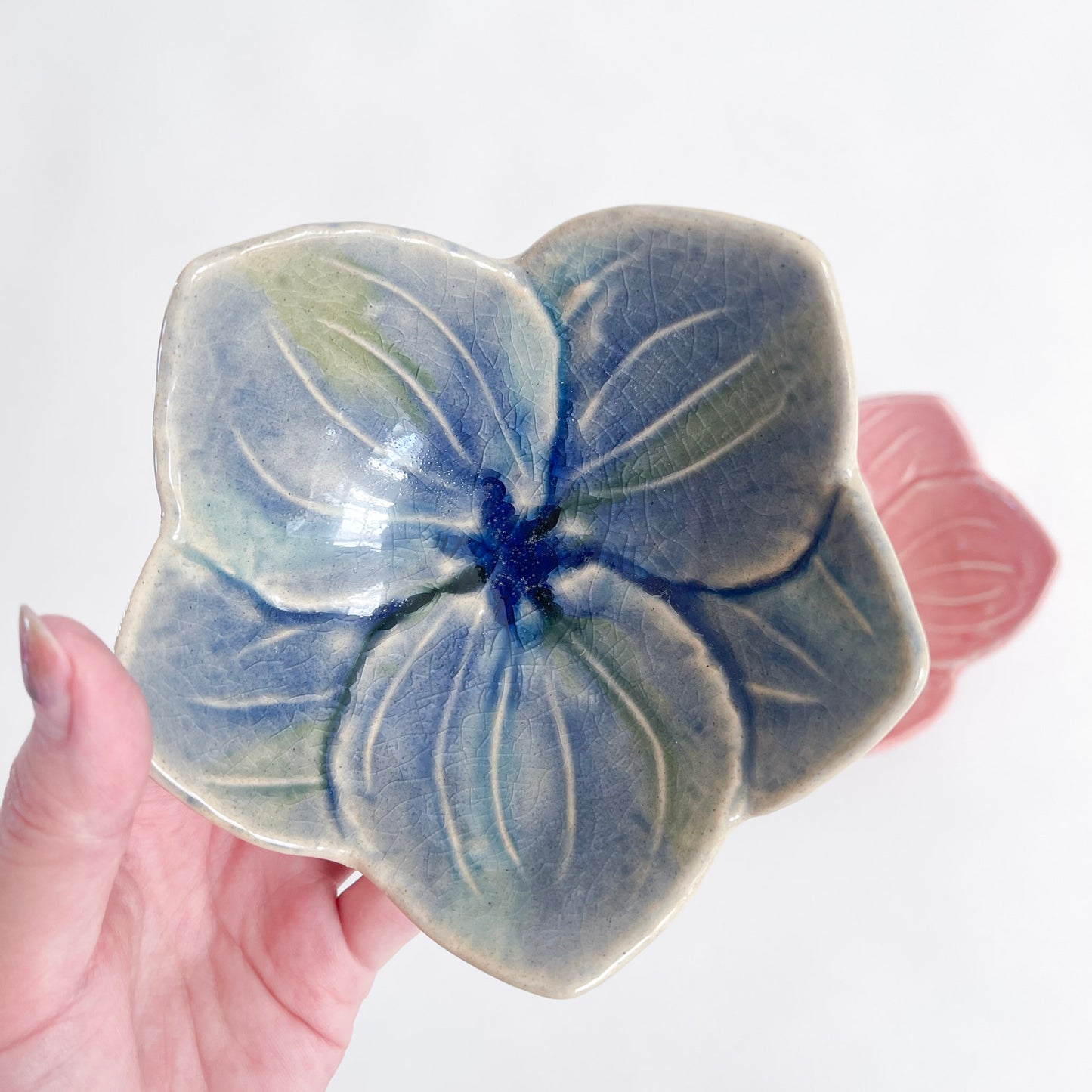 Seto Ware Flower Shaped Bowl