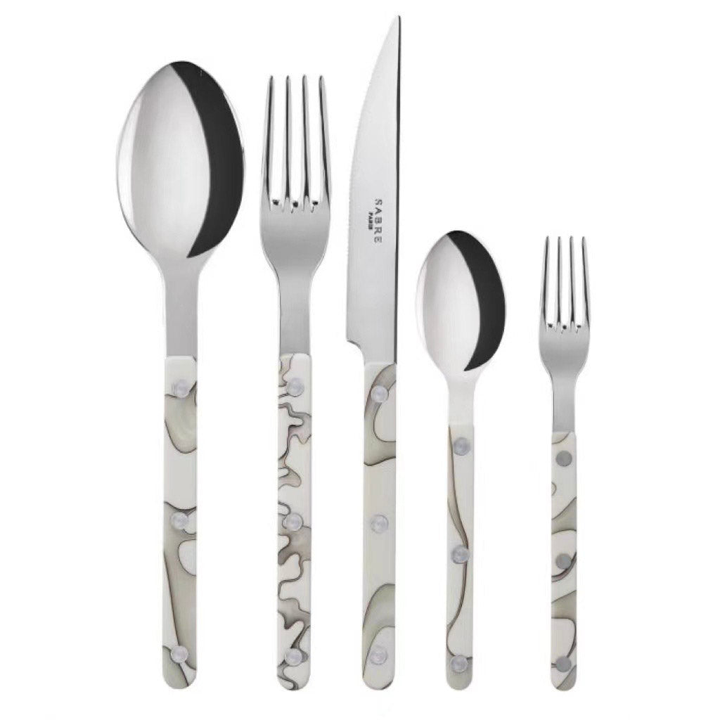 Sabre Bistrot Shiny Cutlery - Dune Ivory