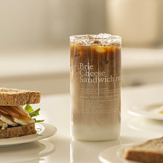 Brie Cheese Sandwich Glass