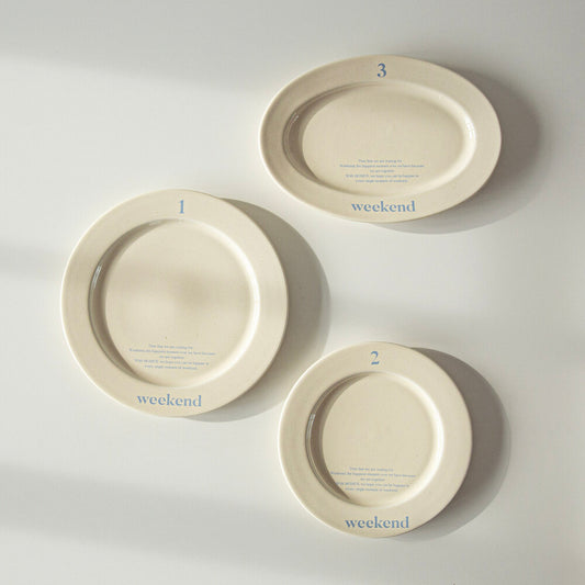 'Butter' Weekend Plate