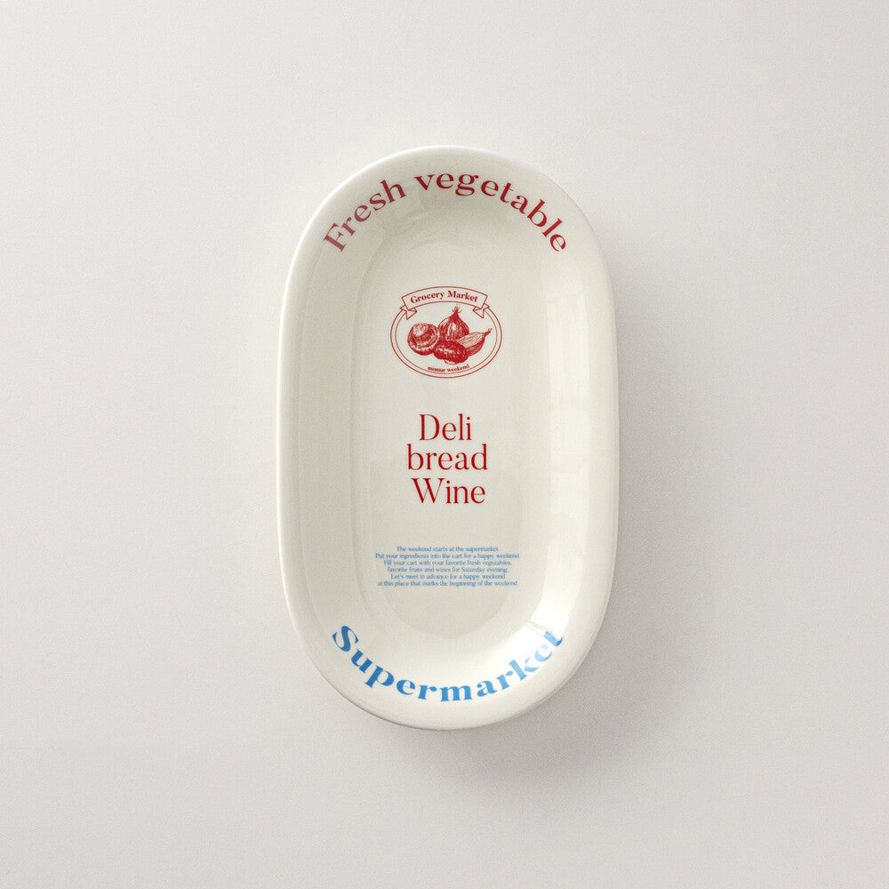 'Ivory' Supermarket Plate