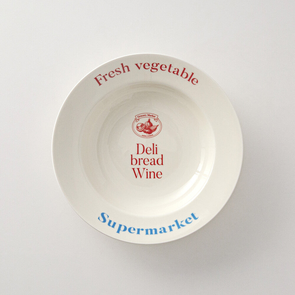 'Ivory' Supermarket Plate