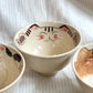 Hasami Ware Cat Rice Bowl
