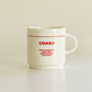 'Red Ivory' Toast Mug